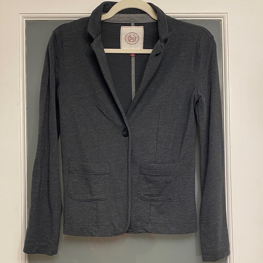 SO Charcoal Blazer Jacket